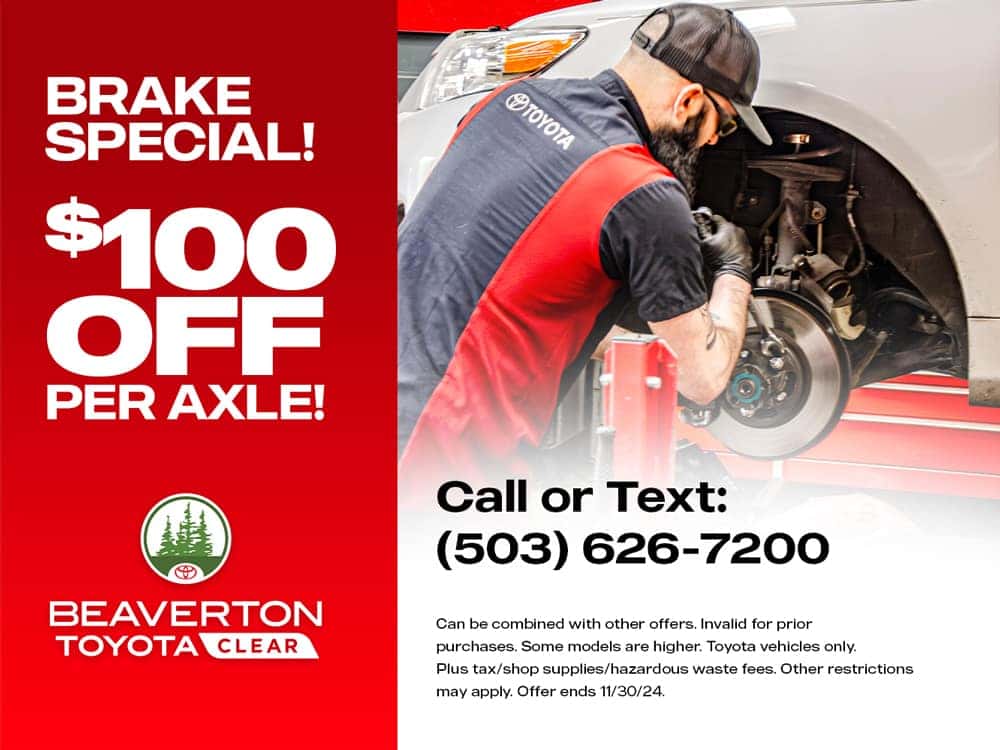Auto Service Specials | Beaverton Toyota near Portland