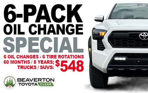 Current Service and Parts Specials at Beaverton Toyota