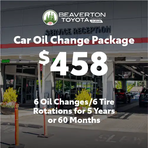 6 Pack of Oil Changes for Cars at Beaverton Toyota only $458