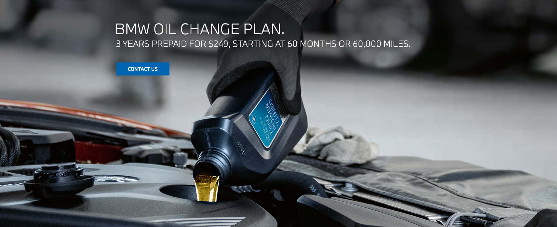 BMW Oil Change Plan