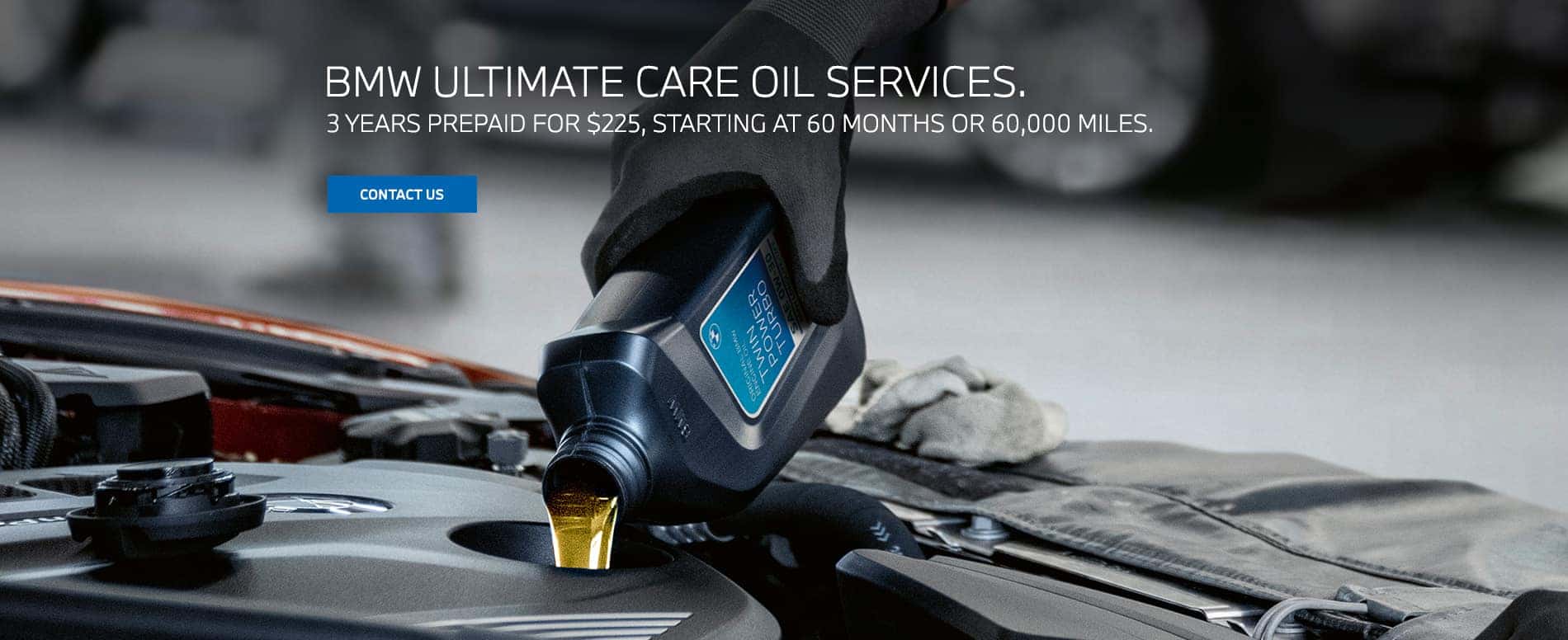 BMW Ultimate Care Oil Services