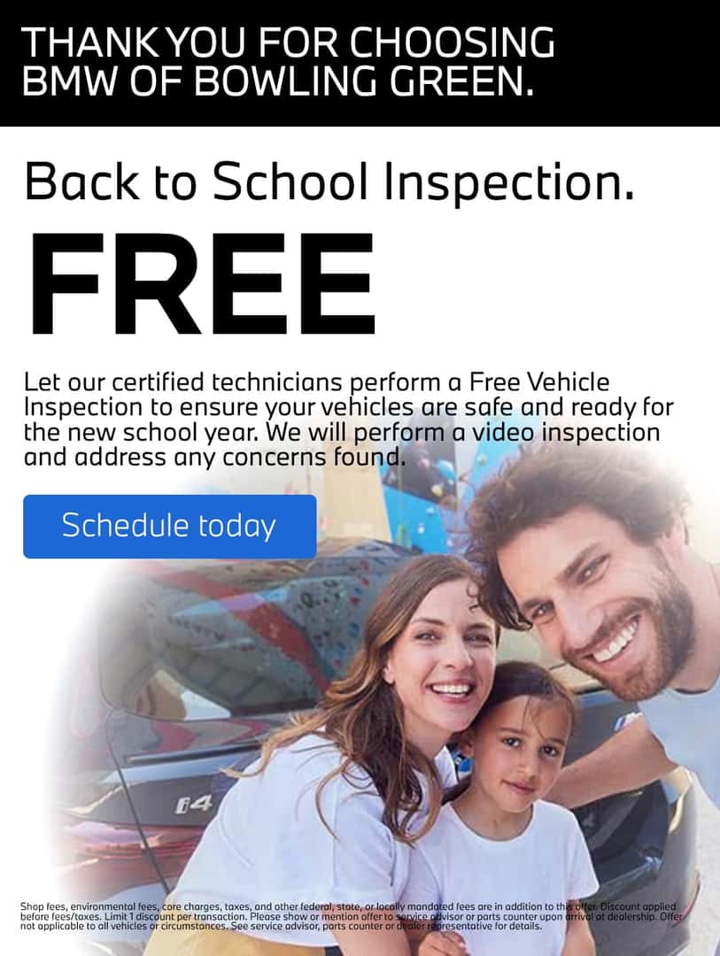 BMW of bowling green kentucky service specials