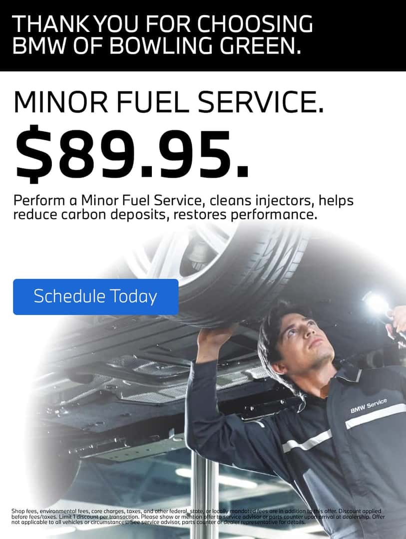 BMW of bowling green kentucky service and parts special