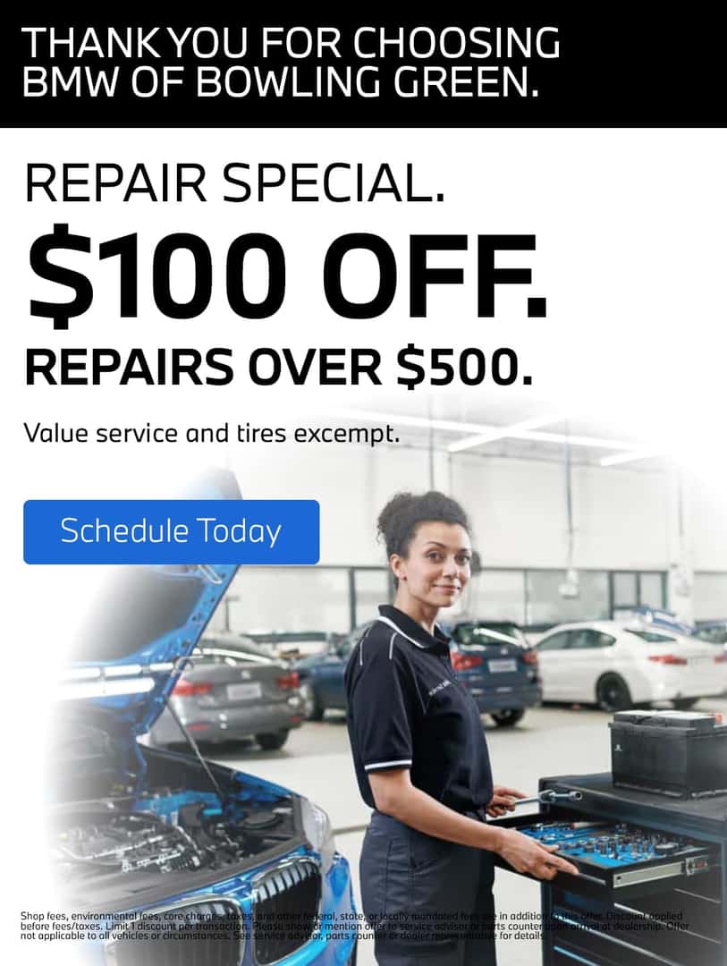BMW of bowling green kentucky service and parts special
