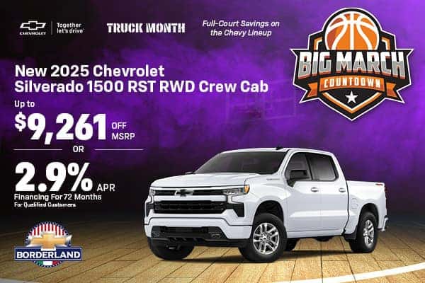 2025 Chevrolet Silverado 1500 RST RWD Crew Cab in Douglas, AZ