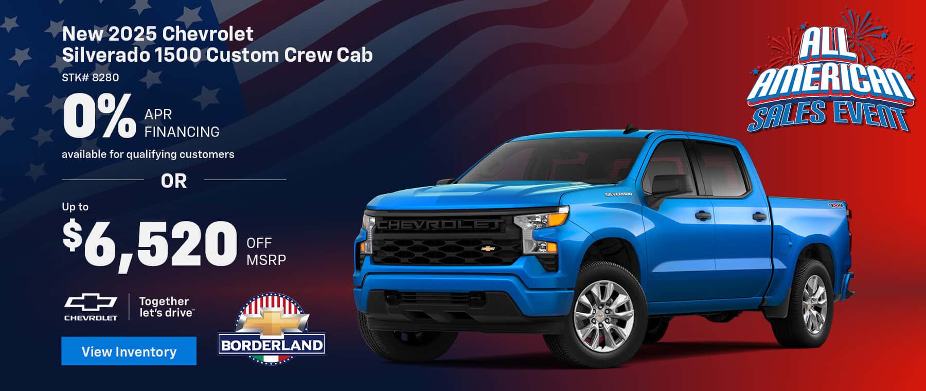 New 2025 Chevrolet Silverado 1500 Custom Crew Cab in Douglas, AZ