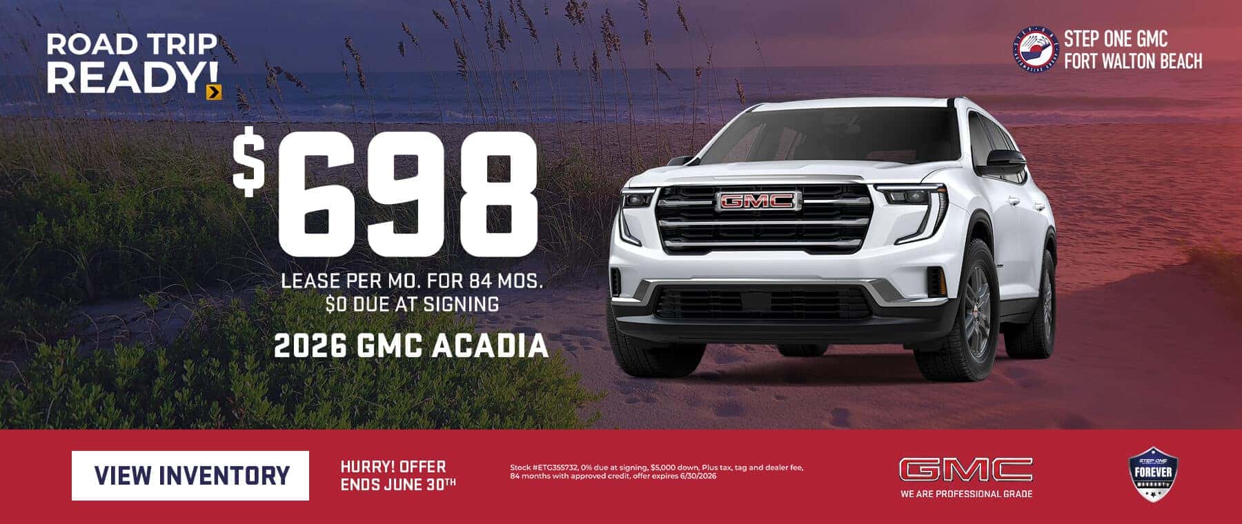 2026 Acadia Special Offer