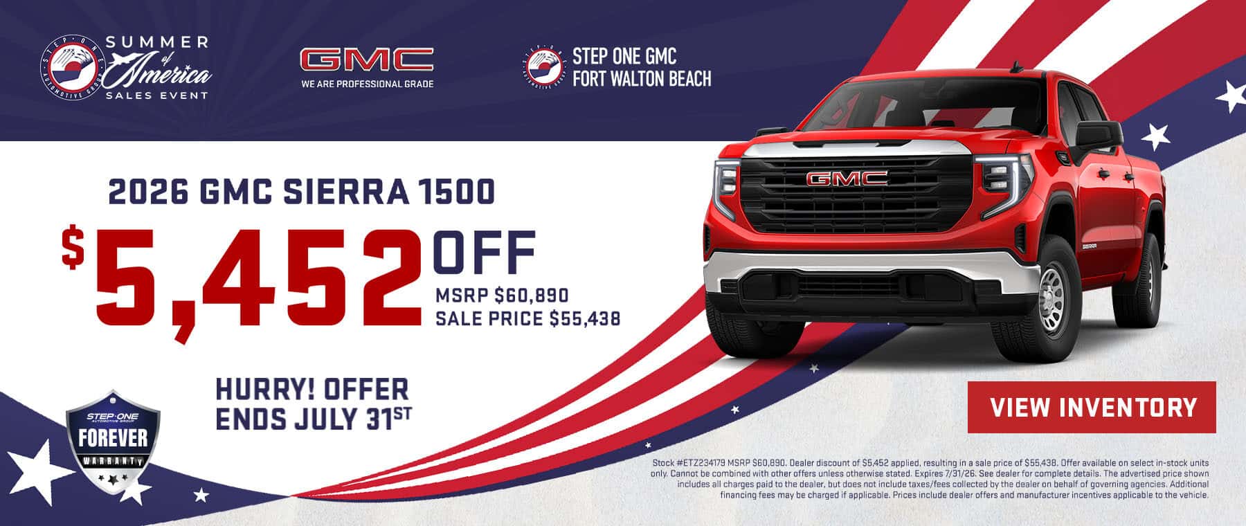 2026 GMC Sierra 1500 MSRP Offer