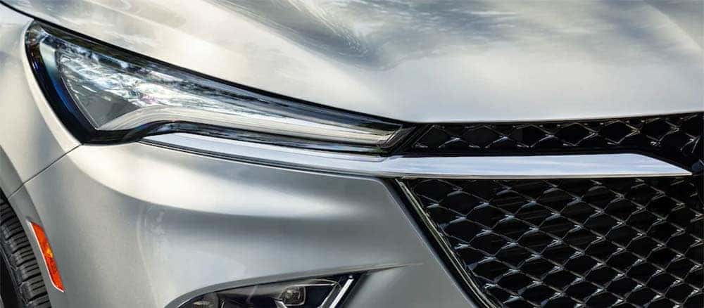 2022 Buick Enclave headlight close up