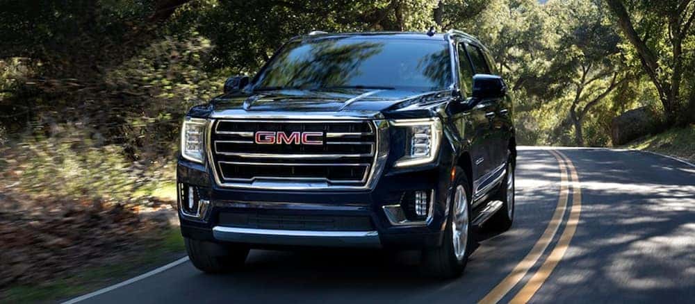 2022 GMC Yukon driving on road