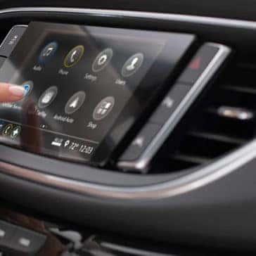 2023 Buick Enclave interior of media console