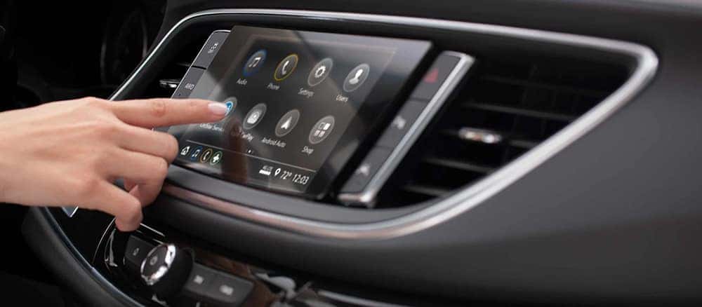 2023 Buick Enclave interior of media console