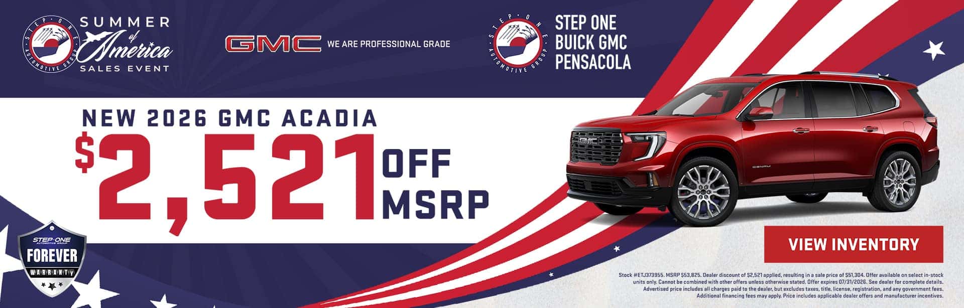 2026 GMC Acadia Sale