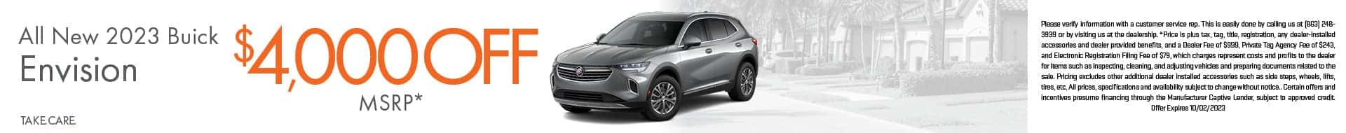 2023 Buick Envision Offer