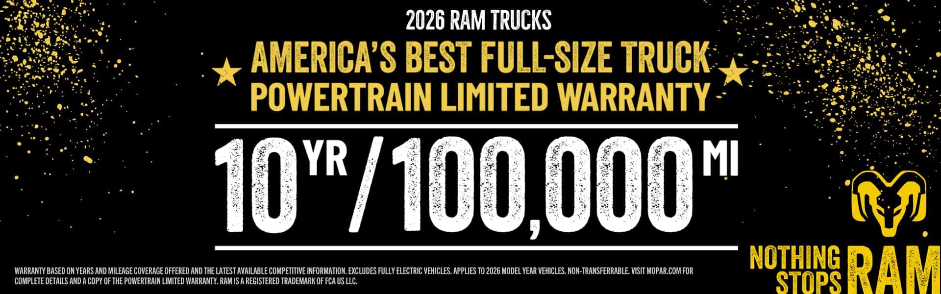 ram warranty 10 year