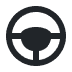 Steering wheel icon