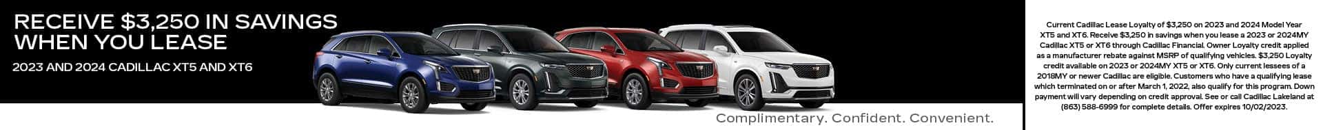 Cadillac XT5 & XT6 Offer