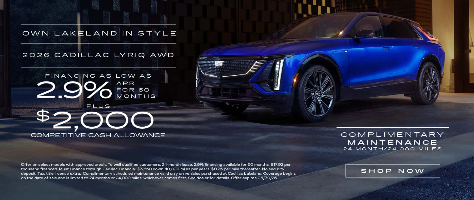 Lyriq June Offer