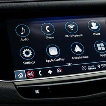 2022 Cadillac XT5 media console