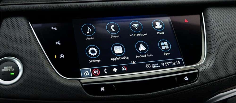 2022 Cadillac XT5 media console