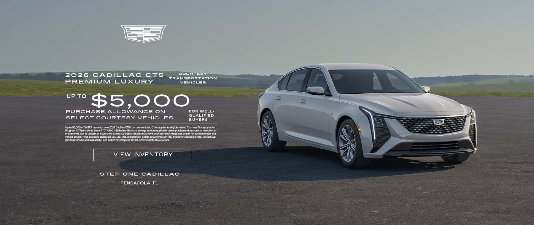 SOAG-Cadillac-Pensacola—Sept-2026—2026-Cadillac-CT5–Banner-approved–1800×760