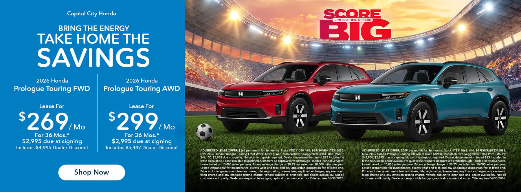 PROLOGUE FWD AND PROLOGUE AWD