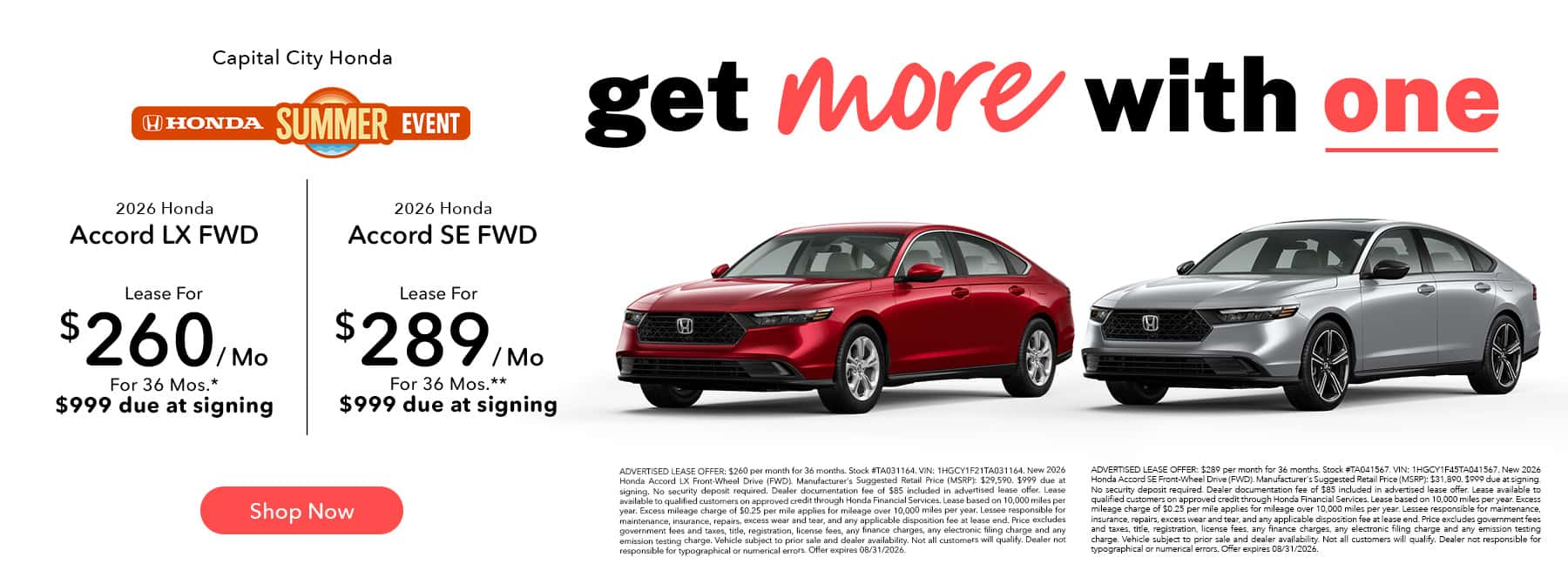 ACCORD OFFERS
