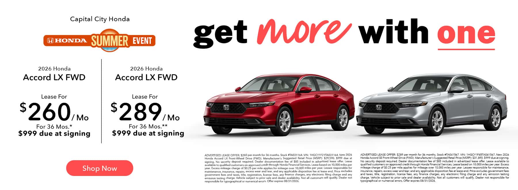 ACCORD OFFERS