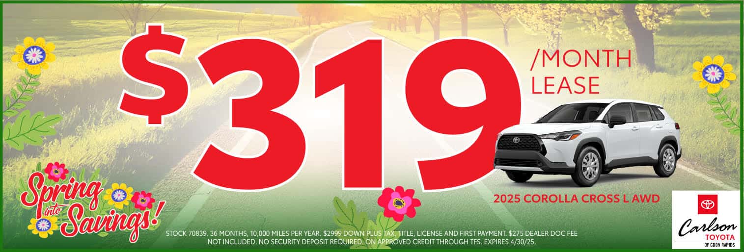 Spring into Savings Corolla Cross '25