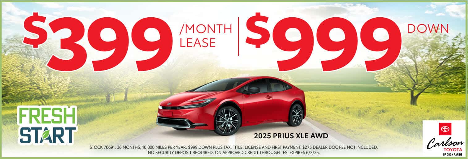 Prius May 2025 Offer