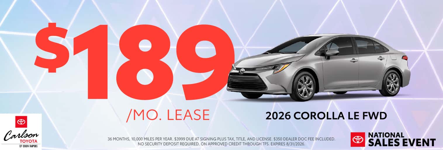 Corolla LE Offer