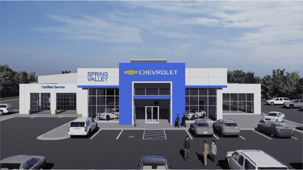 An exterior shot of a Chevrolet Buick dealership.