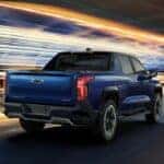 2024 Chevy Silverado EV RST Exterior Passenger Side Rear Angle