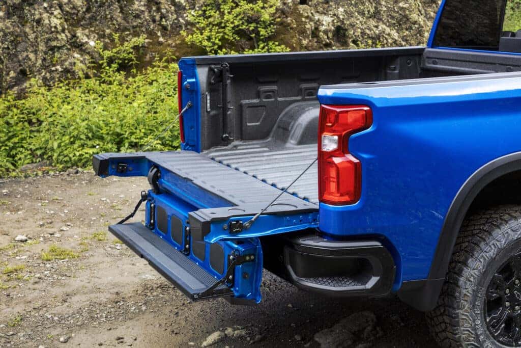Multi-Flex tailgate on the 2023 Chevrolet Silverado ZR2.