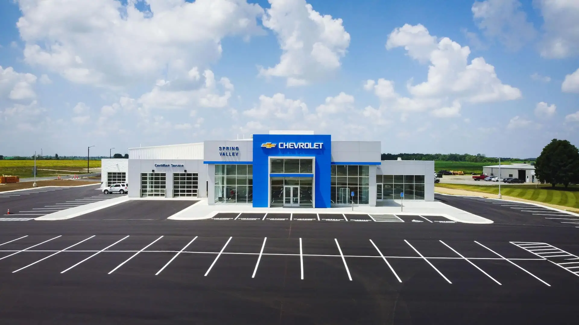 An exterior shot of a Chevrolet Buick dealership.