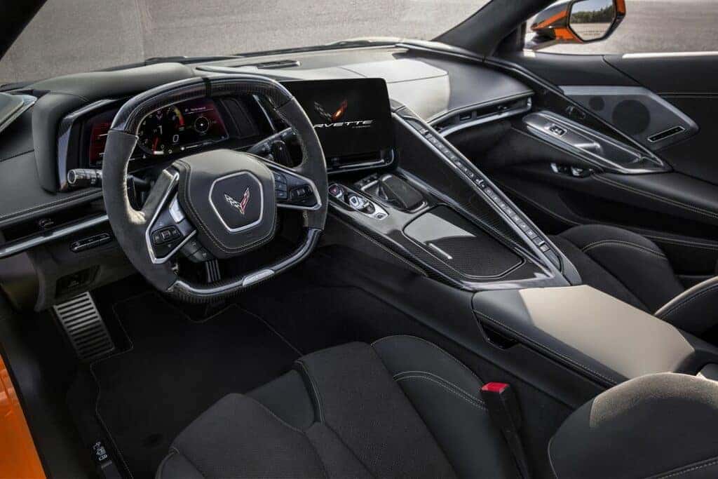 Chevrolet Corvette Z06 Front Interior Dashboard Driver's Seat View