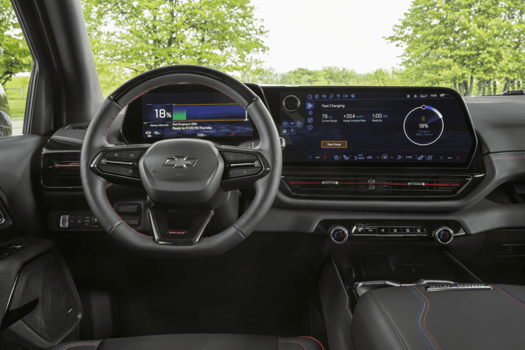 Chevrolet Silverado EV Front Interior Dashboard Driver's Side View