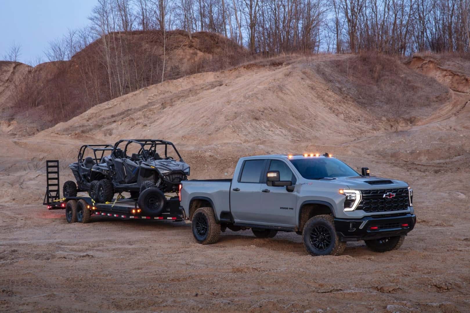 2025 Chevrolet Silverado 3500HD towing heavy load