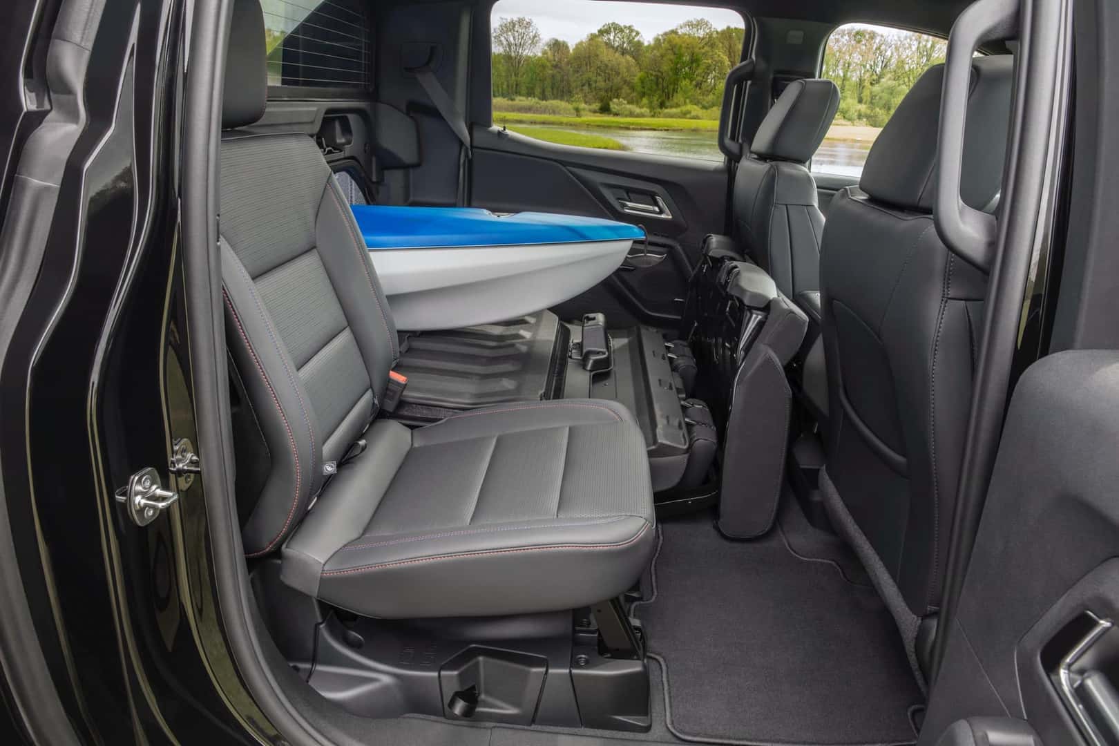 The Back Spacious Interior Of The 2024 Chevy 2024 Silverado EV