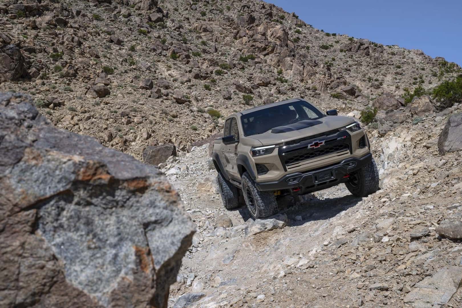 The Front Exterior Of The Vacation Worthy 2024 Chevy Colorado ZR2