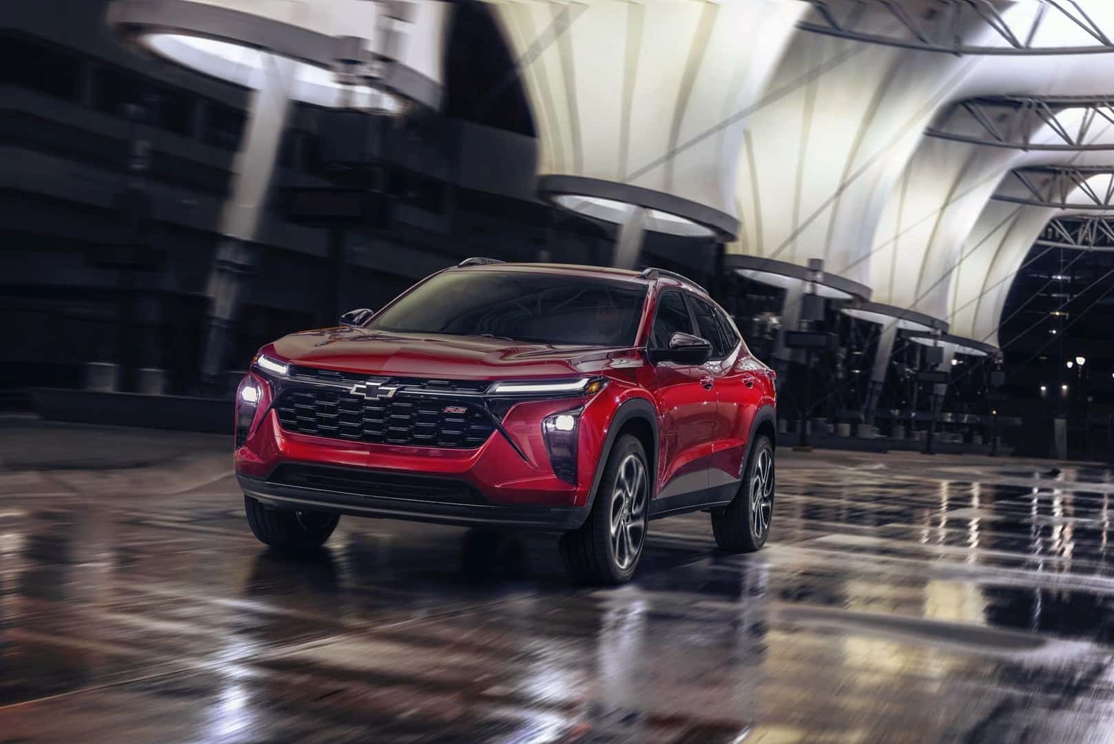 The Stellar And Practical 2024 Chevrolet Trax, With A Glossy Red Exterior
