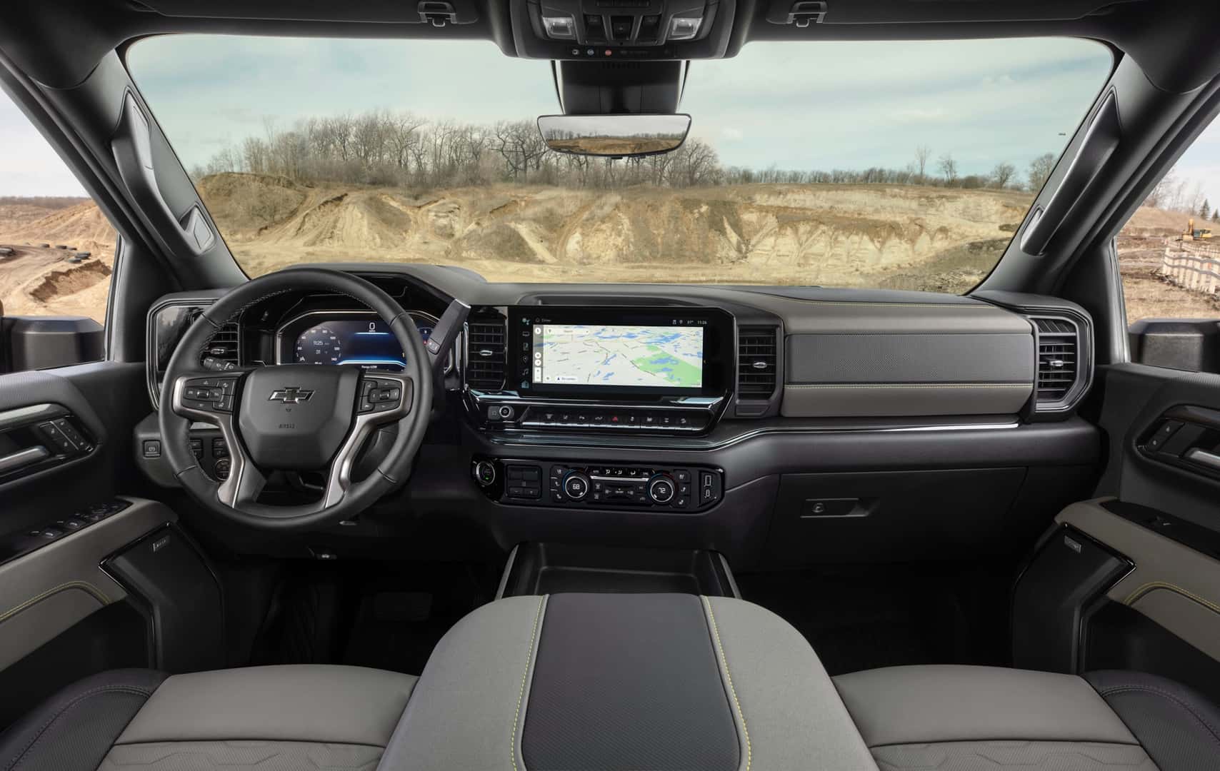 New Chevrolet Silverado HD ZR2 Front Dash View