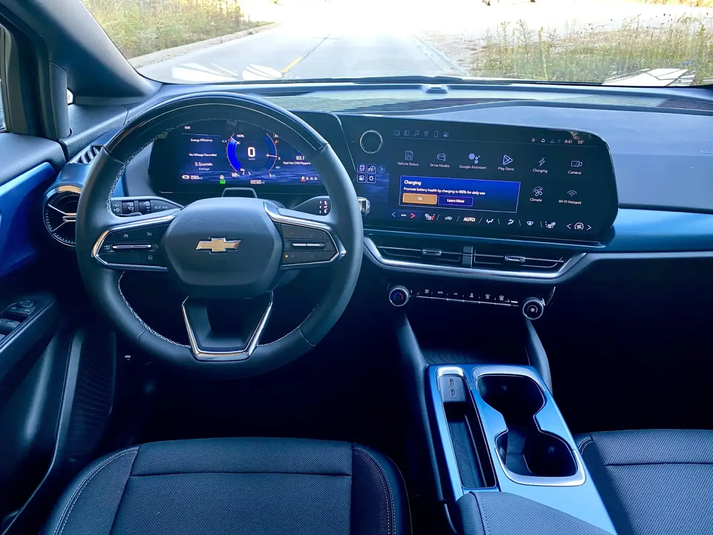 2025 Chevrolet Equinox EV Front Interior Dash View