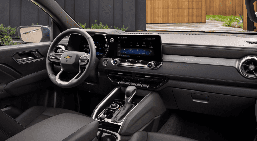 Interior of a 2026 Chevy Colorado Trail Boss for sale