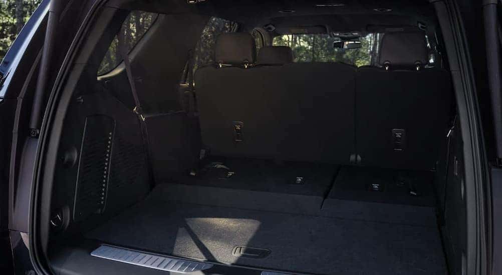 Cargo area in a 2026 Chevy Tahoe for sale near Bossier City.