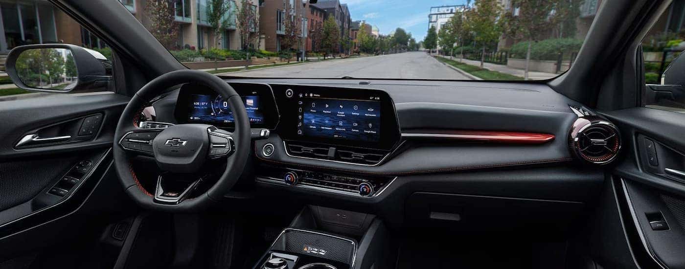 Infotainment and digital gauge cluster on a 2026 Chevy Equinox