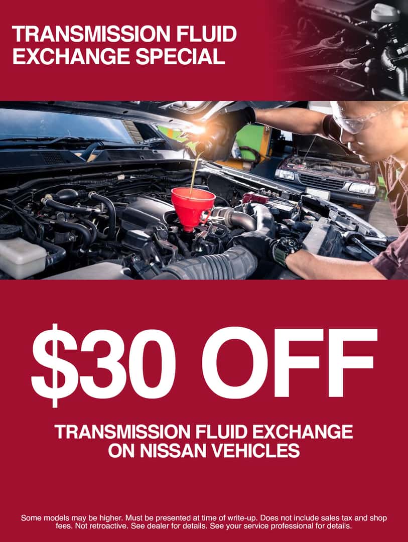 nissan newport news virginia transmission fluid exchange special