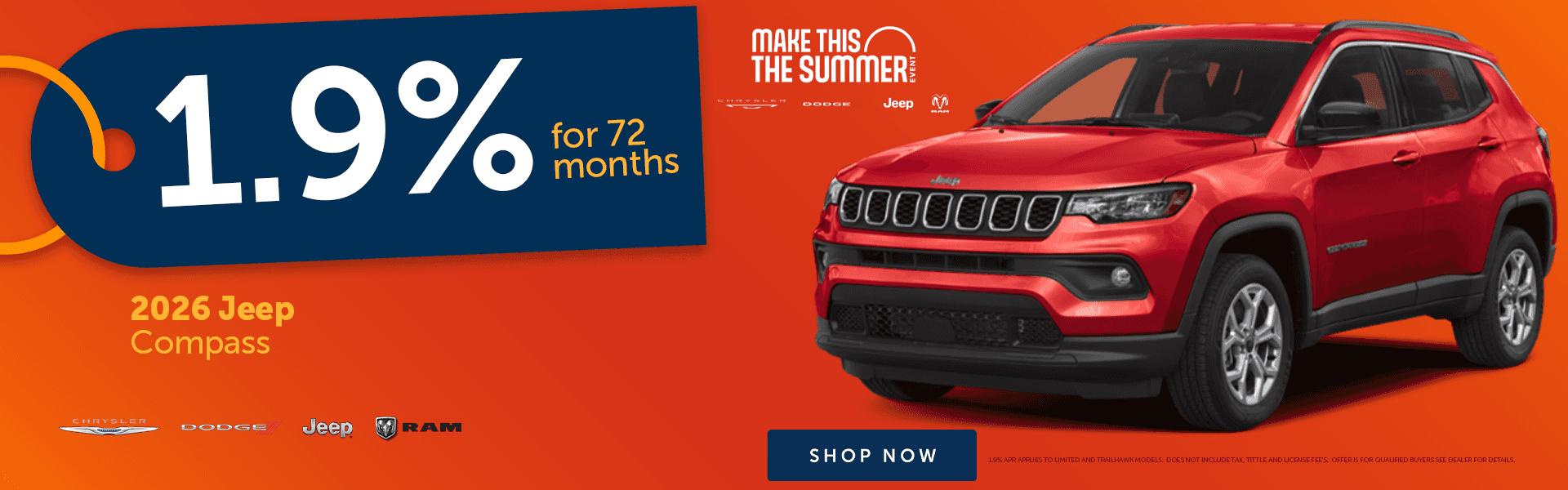 Low APR on New Jeep Compass