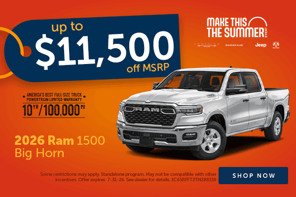 Ram 1500 Savings!