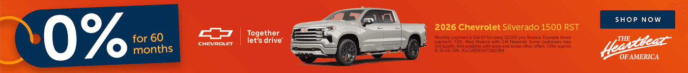 September Silverado Offer